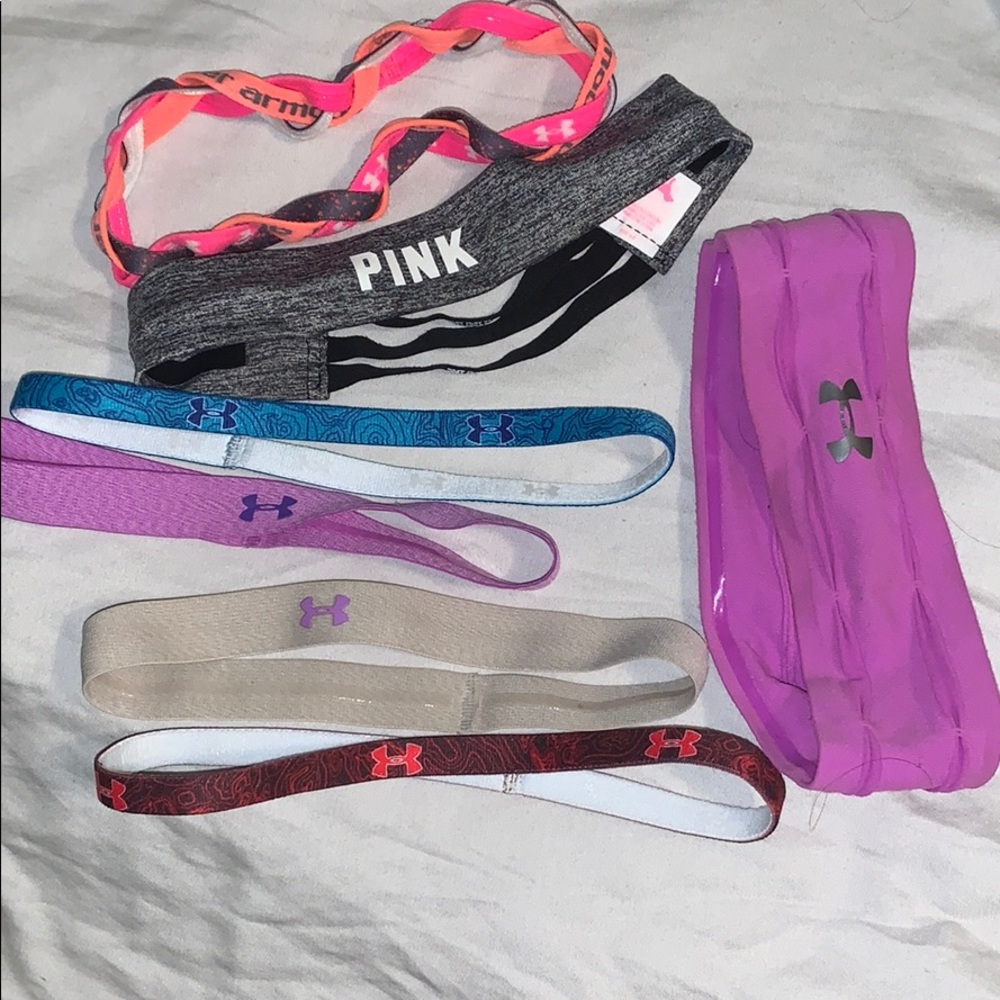 Nike, Under Armor and PINK headbands